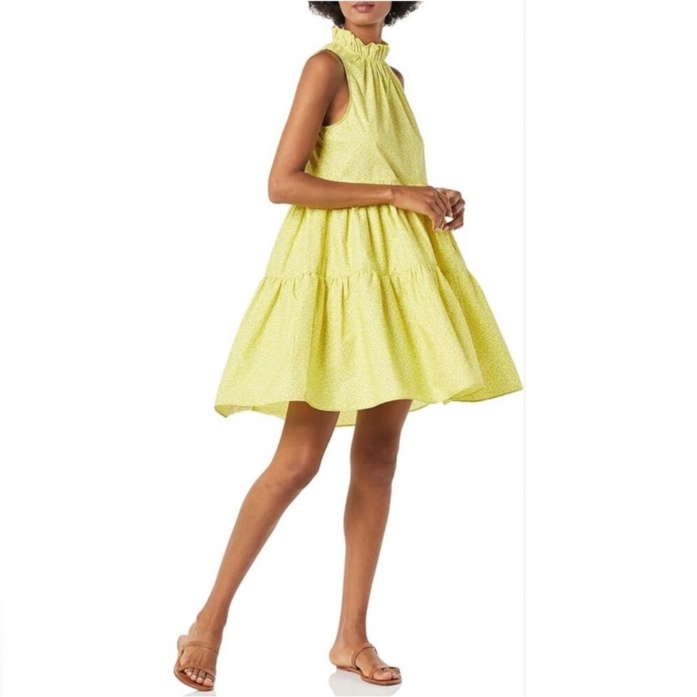 Beautiful Joie Sunny Yellow Cotton Layered Dress